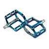Xpedo Spry Flat Bicycling Pedals | Aluminum Body, 11mm Low-Profile, 106x100mm Platform, 28 Replaceable Steel Pins | MTB Trail/Enduro | Blue Ray view 3