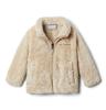 Columbia Youth Girls Fire Side Sherpa Full Zip, Ancient Fossil, Large view 1