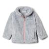 Columbia Toddler Girls Fire Side Sherpa Full Zip, Columbia Grey, 4T view 1
