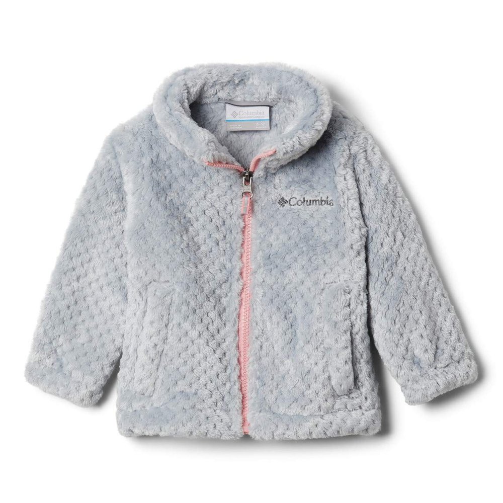 Columbia Toddler Girls Fire Side Sherpa Full Zip, Columbia Grey, 3T
