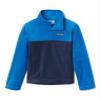Columbia Youth Boys Steens Mtn 1/4 Snap Fleece Pull-over, Collegiate Navy/Bright Indigo, X-Small view 1