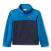 Columbia Youth Boys Steens Mtn 1/4 Snap Fleece Pull-over, Collegiate Navy/Bright Indigo, X-Small view 3