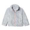Columbia Youth Girls Fire Side Sherpa Full Zip, Columbia Grey, Large view 4