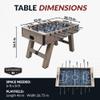 Hathaway Braxton 55-in Competition Foosball Table, Arcade Table Soccer, Perfect for Family Game or Recreation Rooms, Includes (2) 36-mm ABS Foosballs and Built in Ball Returns view 2