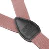 Spring Notion Boys' Elastic Suspenders with Leather Crosspatch Pink Copper Large view 3