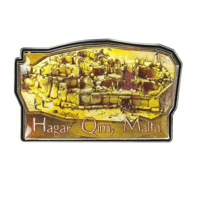 Collectible Novelty Pin for Backpack, Scarf - Made From Jeweler Class Metal - Spartan and the Green Egg Explorer Pin Series: Hagar Qim, Malta (231)