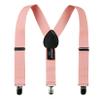Spring Notion Boys' Elastic Suspenders with Leather Crosspatch Petal Small view 1