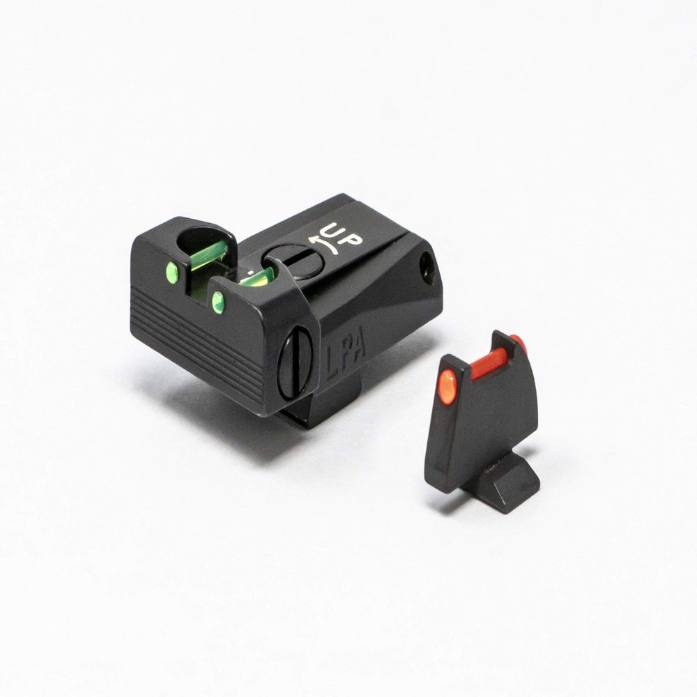 LPA Fully Adjustable Fiber Optic Sight Set - Beretta 8000 Cougar,92A1