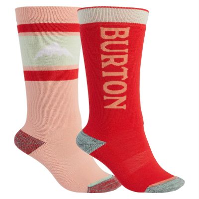 Burton Kids Weekend Midweight 2Pk, Pink Dahlia/Hibiscus Pink, SmallMedium