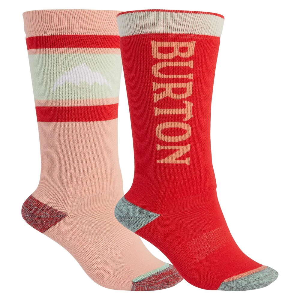 Burton Kids Weekend Midweight 2Pk, Pink Dahlia/Hibiscus Pink, SmallMedium