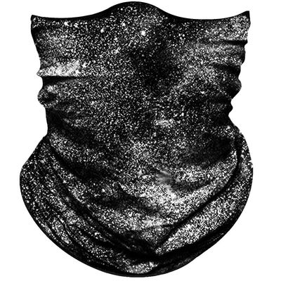 Obacle Seamless Bandana for Rave Face Mask Dust Wind UV Sun Protection Neck Gaiter Tube Mask Headwear Bandana for Women Men Festival Party Motorcycle Riding Fishing Outdoor (Starry Sky Black Gray 15)
