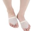 SUPVOX 5-Toe Holes Cushioned Dance Paws | Non-Slip Forefoot Pads for Ballet, Yoga, Pilates | Barefoot Shoes for Women | Fits US Womens Size 6.5-7.5 (Foot Length 9.25-9.5) view 3