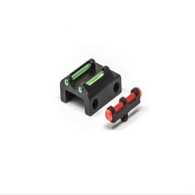 LPA Fixed Fiber Optic Sight Set for Shotgun Ribs - 6mm to 8mm