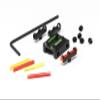 LPA Fixed Fiber Optic Sight Set for Shotgun Ribs - 6mm to 8mm view 2