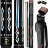 Serpion - Pool Cue Stick 100% Canadian Maple Wood. Professional Billiard Pool Cue Stick with Hard Case and Joint Protectors view 1