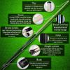 Serpion - Pool Cue Stick 100% Canadian Maple Wood. Professional Billiard Pool Cue Stick with Hard Case and Joint Protectors view 2