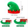 SATINIOR Christmas Santa Elf Shoes and Hat Christmas Red and Green Costume Accessory Set(28 Cm/ 11 Inch,Bright Color) view 2