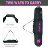 AUMTISC Snowboard Bag Padded for Air Travel Flying Snow Board Bags Case with Storage Compartments Snowboarding Gear and Equipment Bag 155cm Rose view 4