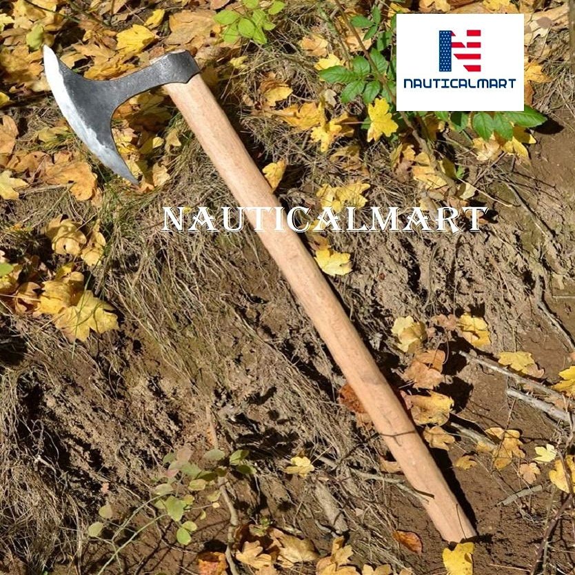 Slavic Axe Hand Forged Battle Replica Island Lednica Poland Europe Slavs 11th Century Middle Ages LARP Living History Warrior Slav