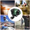 Alomejor Fishing Reel, Closed Face, 4.1:1 Speed Ratio, ABS and Metal, Black and Blue, 1+1 Bearing view 4