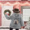 ASHER FASHION Little Big Girls Winter Outfit Hooded Fur Jacket Warm Cotton Fleece Thick Coat Outwear view 4