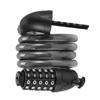 Flexzion Combination Bike Lock Cable - 5-Digit Combo Bicycle Lock Cable, Keyless, Heavy-Duty Anti Theft Bike Lock with Mounting Bracket for Kids Bike, E-Bike, Motorcycle and More, Black view 2