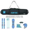AUMTISC Snowboard Bag Padded for Air Travel Flying Snow Board Bags Case with Storage Compartments Snowboarding Gear and Equipment Bag 155cm Blue view 2