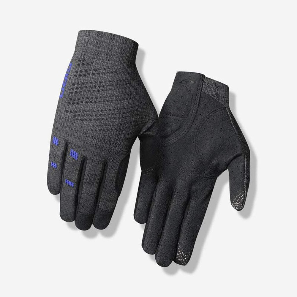 Giro Womens Xnetic Trail Gloves - Titanium/Electric Purple - Size XL