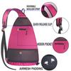 LLYWCM Pickleball Bag | Sling Bags - Reversible Crossbody Sling Backpack for Pickleball Paddle, Tennis, Pickleball Racket and Travel for Women MenRose view 3