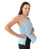 Inspired Comforts Post Surgery Mastectomy Recovery Tank Top with Drain Pocket & Snap-Access (Blue, 3XL) view 1