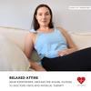 Inspired Comforts Post Surgery Mastectomy Recovery Tank Top with Drain Pocket & Snap-Access (Blue, 3XL) view 4