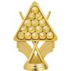 Crown Awards Billiard Trophy, 7.25" Pool Billiards Trophy with 5 Lines of Text Included, 10 Pack view 2