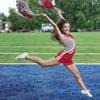 Anderson's Premium Scarlet Red and Gray School Spirit Shakers, Cheerleader Pom Poms, Sports Fan, Football, Basketball, Homecoming, Squad, Team, Party, Dance Club, Performance, Celebration Pack of 10 view 4