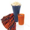 Anderson's Premium Royal Blue and Orange School Spirit Shakers, Cheerleader Pom Poms, Sports Fan, Football, Basketball, Homecoming, Squad, Team, Party, Dance Club, Performance, Celebration Pack of 10 view 2