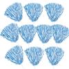 Anderson's Premium Columbia Blue and White School Spirit Shakers, Cheerleader Pom Poms, Sports Fan, Football, Basketball, Homecoming, Squad, Team, Party, Dance Club, Celebration Pack of 10 view 3