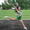 Anderson's Premium Forest Green and White School Spirit Shakers, Cheerleader Pom Poms, Sports Fan, Football, Basketball, Homecoming, Squad, Team, Party, Dance Club, Celebration Pack of 10 view 4