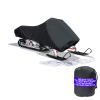 EliteShield SnowShield Trailerable Snowmobile Cover, Solution-Dyed Fade Resistant All Weather Protection Snowsled Cover, Black Color Fits Youth Kids Snowmobile up to 80 inch Long view 1