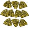 Anderson's Premium Black and Gold School Spirit Shakers, Cheerleader Pom Poms, Sports Fan, Football, Basketball, Homecoming, Squad, Team, Party, Dance Club, Performance, Celebration Pack of 10 view 3