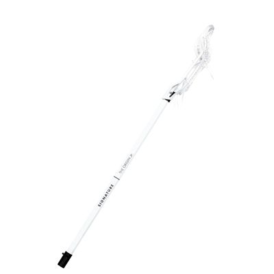 Signature Junior Girl's Lacrosse Stick - 28" - The Origin Jr. Pro Strung Pocket, Lightweight, Play Ready Aluminum Lacrosse Stick