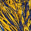 Anderson's Premium Navy Blue and Gold School Spirit Shakers, Cheerleader Pom Poms, Sports Fan, Football, Basketball, Homecoming, Squad, Team, Party, Dance Club, Performance, Celebration Pack of 10 view 2