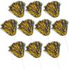 Anderson's Premium Navy Blue and Gold School Spirit Shakers, Cheerleader Pom Poms, Sports Fan, Football, Basketball, Homecoming, Squad, Team, Party, Dance Club, Performance, Celebration Pack of 10 view 3