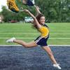 Anderson's Premium Navy Blue and Gold School Spirit Shakers, Cheerleader Pom Poms, Sports Fan, Football, Basketball, Homecoming, Squad, Team, Party, Dance Club, Performance, Celebration Pack of 10 view 4