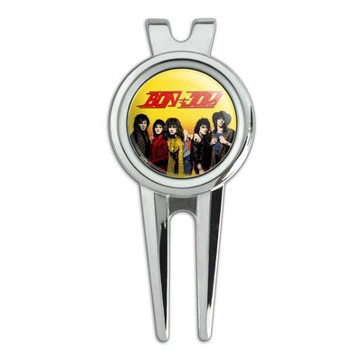 GRAPHICS & MORE Bon Jovi Band and Logo Golf Divot Repair Tool and Ball Marker