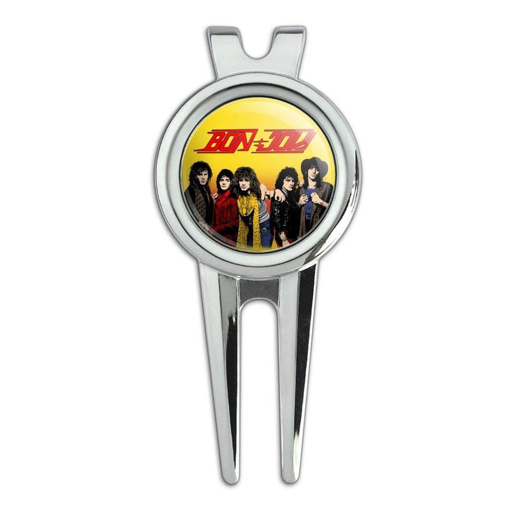 GRAPHICS & MORE Bon Jovi Band and Logo Golf Divot Repair Tool and Ball Marker