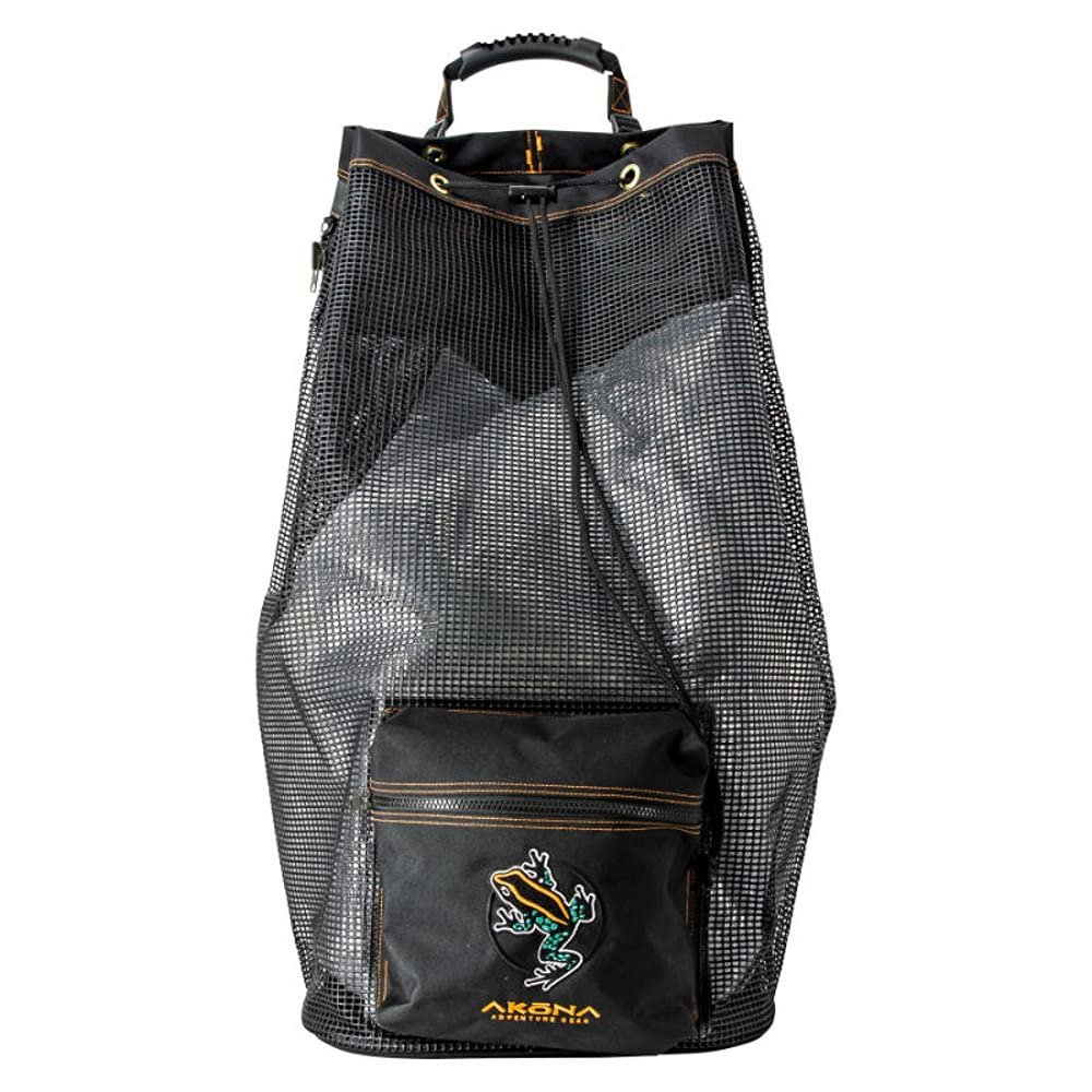 AKONA Georgian Mesh Backpack Roller Bag with Adjustable Handle