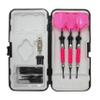 Sure Grip Pink Viper Soft Tip Darts with Dart Case & Accessories Choice of Flights 16 or 18 Grams Plus I Love Darts Bracelet (Amazon, 16g) view 2