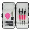 Sure Grip Pink Viper Soft Tip Darts with Dart Case & Accessories Choice of Flights 16 or 18 Grams Plus I Love Darts Bracelet (Amazon, 16g) view 3