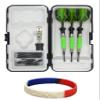 sure grip Viper Green Soft Tip Darts with Dart Case & Accessories Choice of Flights 16 or 18 Grams (Harrows Plexus, 18g) view 1