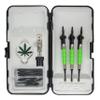 Sure-Grip Viper Green Soft Tip Darts with Dart Case & Accessories Choice of Flights 16 or 18 Grams (Ruthless Pot Leaf White, 16g) view 4