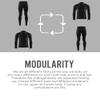 Waterproof Womens Body 2X Double Layer 665g Undergarment Pants, 2XL Black view 4